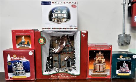 Workbench Christmas Porcelain Lighted Houses and more