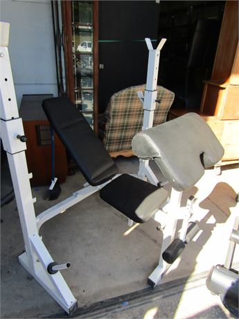 MPEX Bench Press with Leg Training Equipment