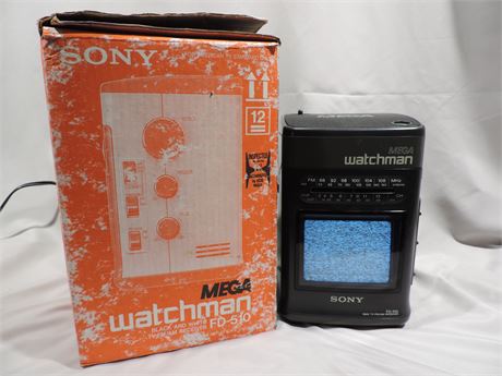 Sony Watchman TV - AM / FM Receiver