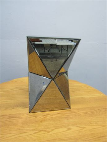 Mirror Specialty Glass End Table