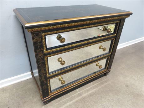 Asian 3-Drawer Chinoiserie Chest