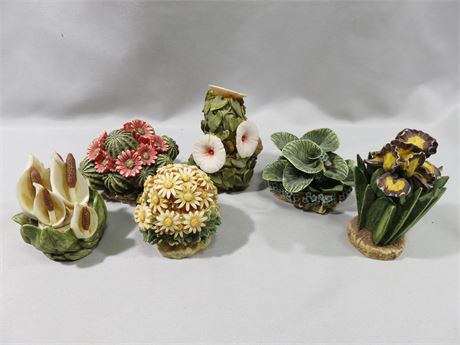 HARMONY KINGDOM Floral Trinket Box Figurines