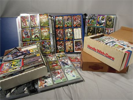 Sports Card Collection, Football, Baseball and Basketball