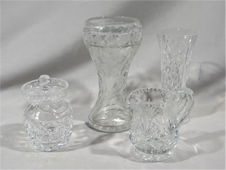 4 Piece Vintage Glass Lot
