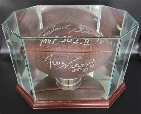 Bart Starr & Jerry Kramer Signed Officially Licensed "The Duke" Football Packers