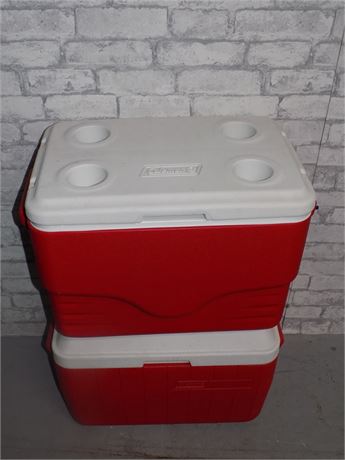 Red Coleman Coolers