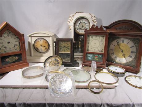 Antique Mantel Clocks, Parts