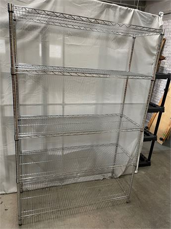 Transitional Design Online Auctions - Steel 5-Shelf Rack