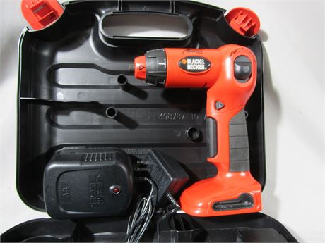 Black & Decker SWIVEL 12V Volt Cordless Drill with Case