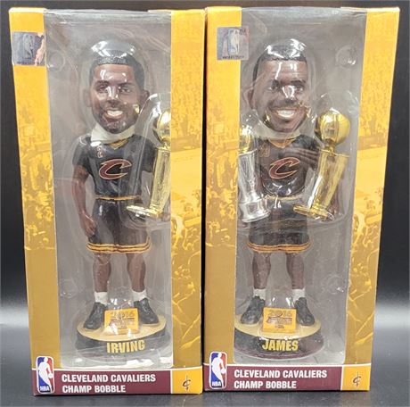 LeBron James and Kyrie Irving Cleveland Cavaliers Champion Bobbleheads