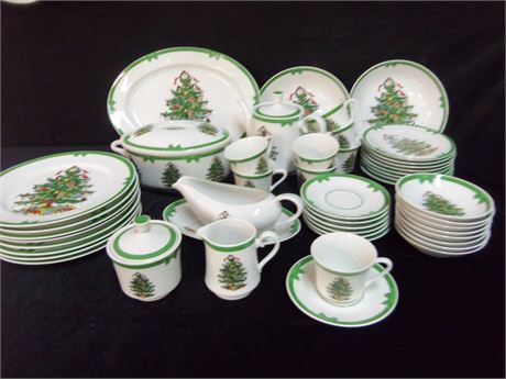 Yuletide Christmas Stoneware Set