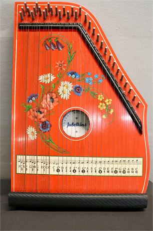 Vintage American Mandolin Harp (Zither) and a Vintage Harp