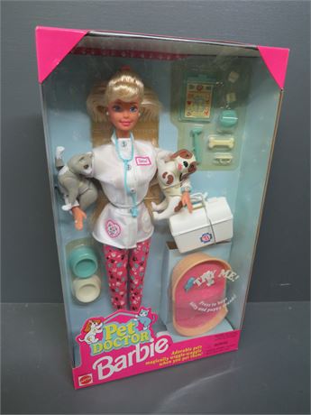 1996 Pet Doctor Barbie Doll