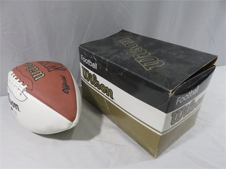 WILSON NFL Cleveland Browns Tim Couch Autographed Football