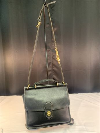 “COACH' Vintage Black Willis Bag