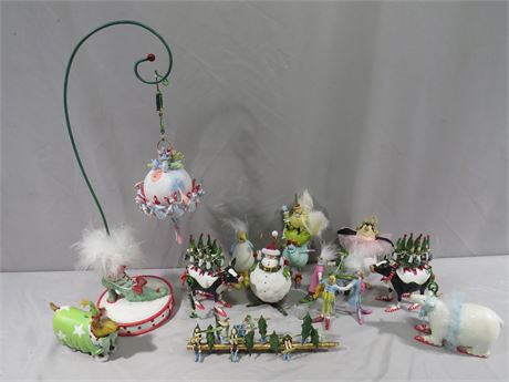 DEPARTMENT 56 Christmas Krinkles Ornament Figurines by Patience Brewster