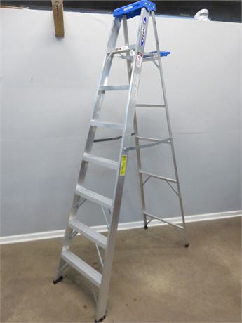 WERNER 8 ft. Aluminum Step Ladder