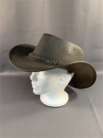 Aussie Outback Leather Hat