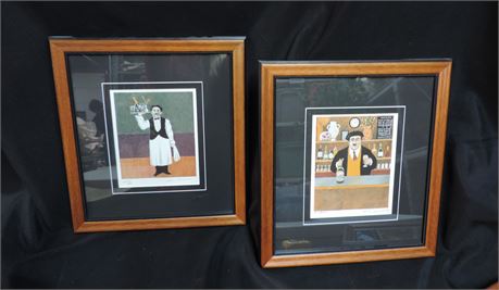 Pair of GUY BUFFET Prints (222/700) (2402/4000) Signed