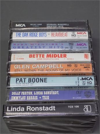 Factory Sealed Classic Country Cassettes,