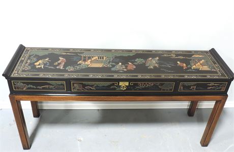 Mid Century DREXEL Asian Style Entryway / Console Table