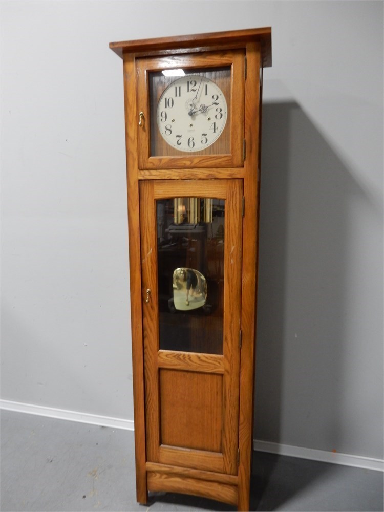 Transitional Design Online Auctions Grandfather Clock / New England