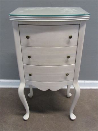 Small 3-Drawer Cabinet with Cabriole Legs