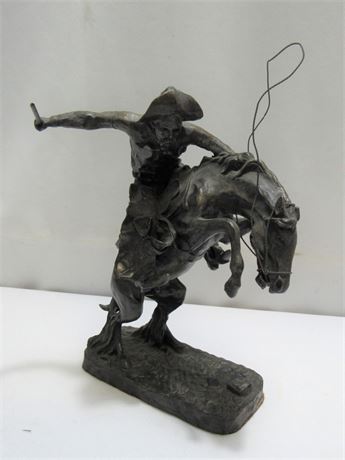 Frederic Remington Limited Edition (5510/9500) Resin Sculpture The Bronco Buster