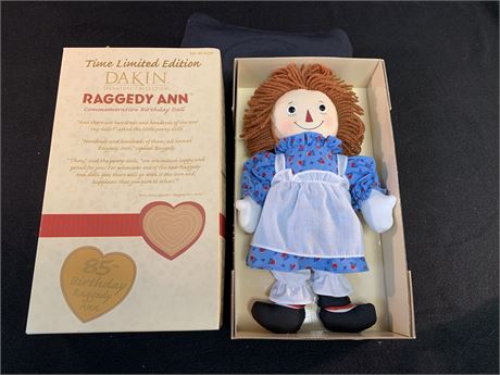 Raggedy Ann 85th Birthday  Doll, by Dakin