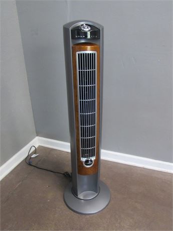 Lasko Wind Curve Portable Tower Oscillating Fan with Remote