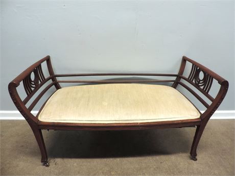 French Style Entry Solid Wood Bench