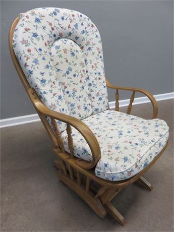 DUTAILIER Oak Glider Chair