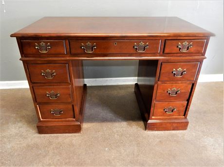 Vintage Cherry Desk Monitor Furniture Company, Jamestown, New York