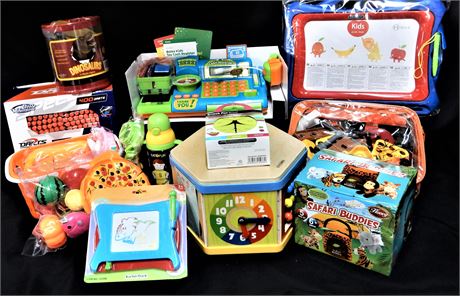 Safari Buddies, Little Valentine Darts, Motor and Senses Learning Toy Lot