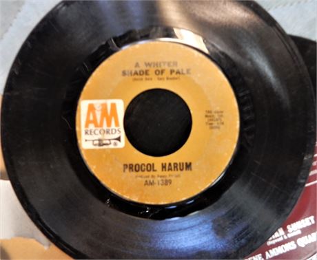 Collectible 45 RPM Speed Vinyl Records