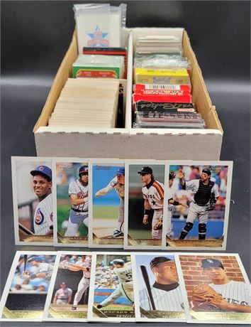 Topps Gold, Subsets, Inserts, Stars and Common Baseball Card Collection