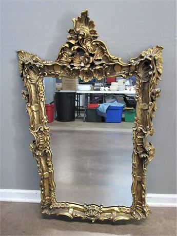 Ornate Gold Finished Mirror