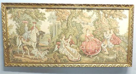 Tapestry 'Royalty in the Garden' / Italy