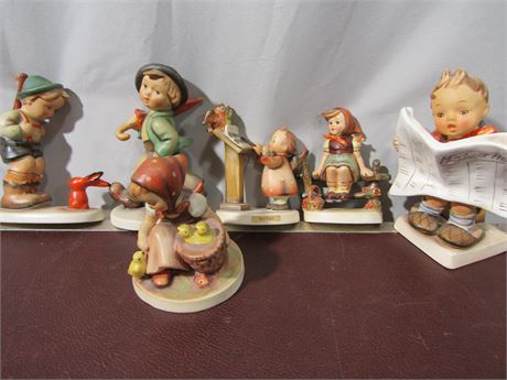 6 piece Hummel (5) and Napco (1) Figurines