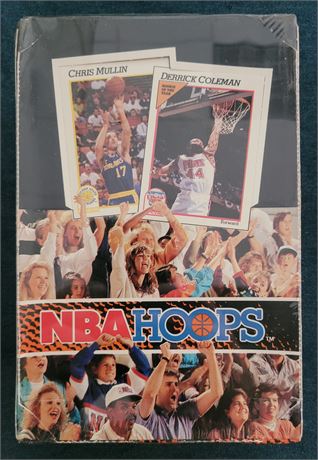 1991-92 NBA HOOPS Factory Sealed Wax Box