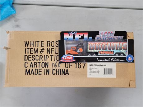 Factory Sealed Case of Collectible Cleveland Browns Trucks