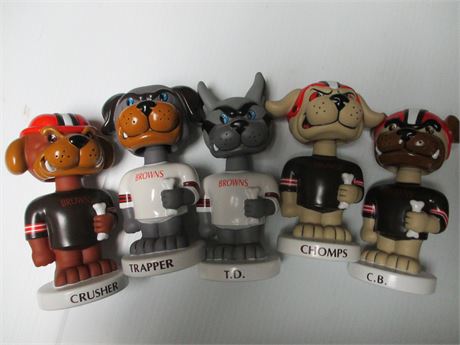 1980s Taco Bell Cleveland Browns Mascot Collection
