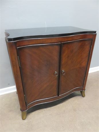 Marble Top Console Cabinet
