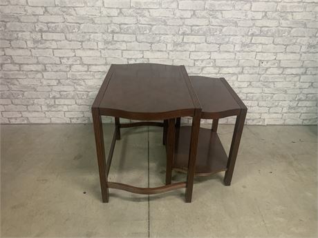 Chippendale Style Nesting Wood Tables