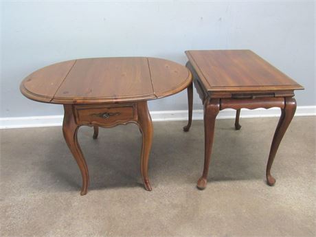 2 Non-Matching Side Tables