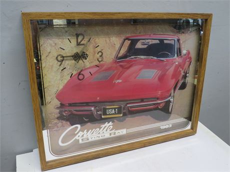 Transitional Design Online Auctions - 1963 Corvette Sting Ray Wall ...