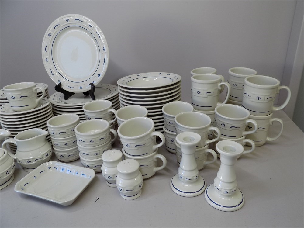 Transitional Design Online Auctions - Longaberger Pottery Collection