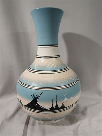 Navajo Signed Water Pitcher