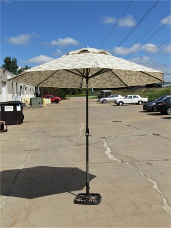 Patio Umbrella with Umbrella Stand