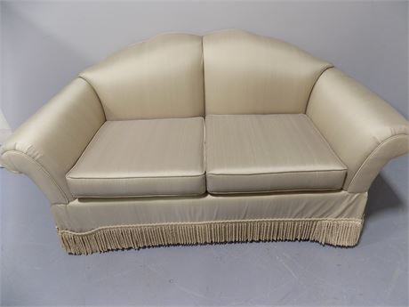 Traditional Camelback Loveseat
